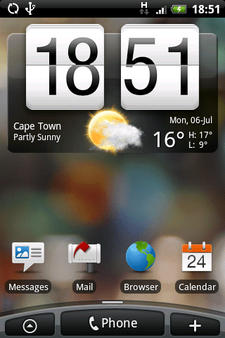 Just a little teaser... I've subsequently installed the Hero ROM... and it is beautiful.